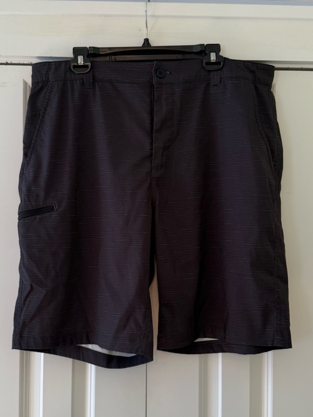 ⭐️ Men's Flat Front Black Shorts - Modern Everyday Style